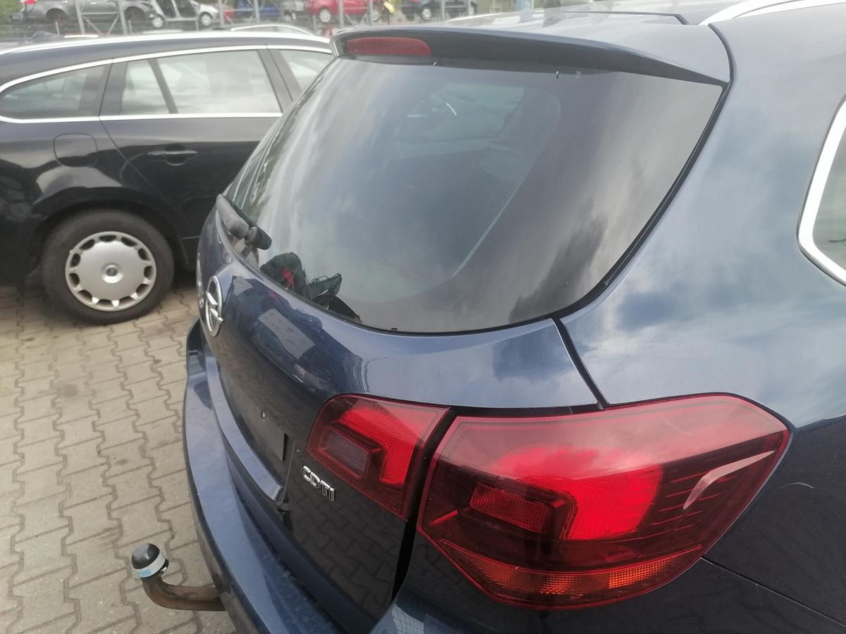Opel Astra J Sportsturer original Heckklappe mit Heckscheibe Z22A Ozeanblau Kombi Bj.2011